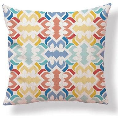 Geometric Pattern Cushion Cover Multicolour 45x45centimeter