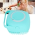 Dog Bath Brush, Soft Silicone Pet Grooming Brush, Pet Multi-functional Bath Massage Brush Cleaning with Shampoo Storage Body Scrubber for Dogs and Cats Shower Grooming - (Multi-colour)