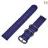 Canvas Nylon Strap 20MM Blue Fits With Samsung Galaxy Watch- 42mm Band Wrist Strap Blue