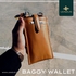 Natural Leather Leazus Baggy Wallet - Havan