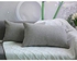 2-Piece Velvet Decorative Cushion Grey