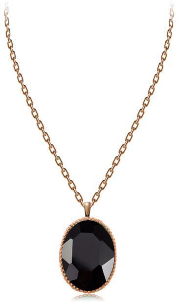 Aiwanto Black Pendant Necklace for Women&#39;s