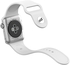 Silicone Sport Replacement WristBand Strap for Apple Watch 38mm - White