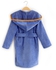 Milk&amp;Moo Flying Toucan Kids Robe, 100% Cotton Kids Bathrobe, Ultra Soft and Absorbent Hooded Bathrobe for Girls and Boys, Blue Color, Suitable for 5-6 Years