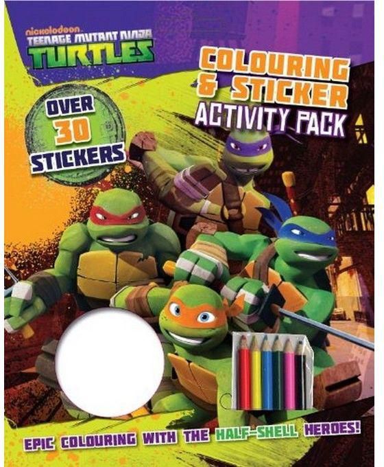 Generic Teenage Mutant Ninja Turtles Colouring and Activity Fun Pack By Nickelodeon