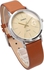 G Shock Couple Casio Women's Quartz Watch, LTP-E175L-5EV, Parallel Products, Brown Band