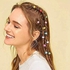 100 Mini Claw Hair Clips Rainbow Mini Hair Clip Tiny Plastic Plastic Hair Claws Hair Braids Maker Beads Head wear Hair Accessories for Girls Women