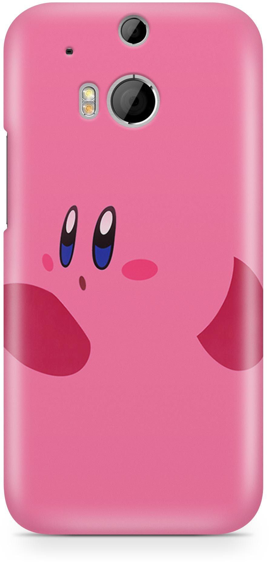 Pink Running Kirby Phone Case Cover Pokemon Go for HTC M8