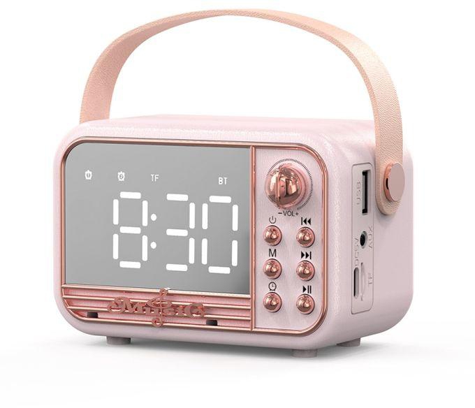 S11 Handheld Retro Alarm Clock Bluetooth Speaker