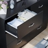 Vida Designs 6 Drawer Wide Chest of Drawers Bedroom Storage Unit Sliding Drawers Bedroom Furniture (Black)