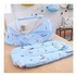 Fashion Portable & Foldable Baby Bassinet/Sleeping Nest/ Cot/ Mosquito Net - Blue Blue as picture