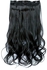 Soft Fluffy Curly Hair Extension - Medium Long - Black