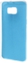 Samsung Galaxy S6 edge Plus G928 - Leather Coated TPU Case – Baby Blue