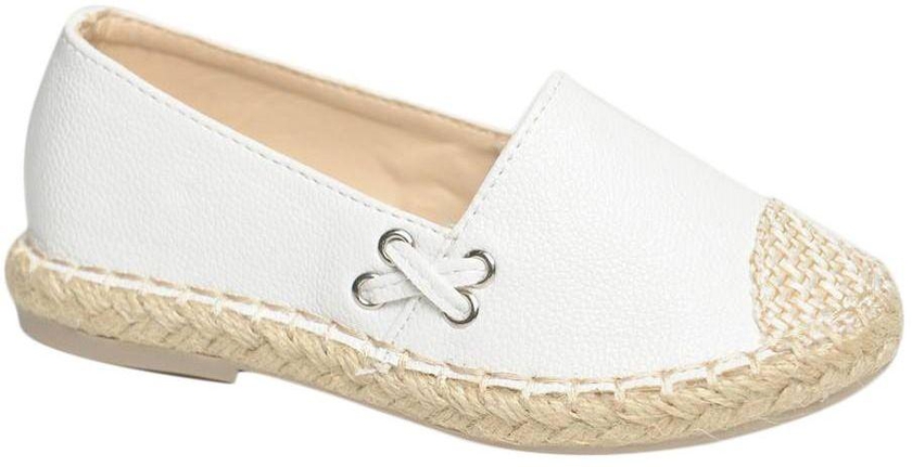 Slip On Shoes 1032 For Girls-White, 28 EU