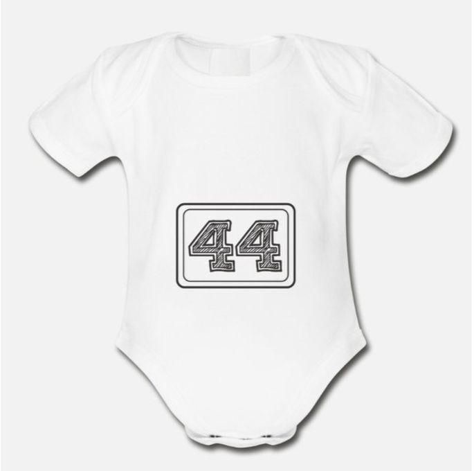 44 Organic Short Sleeve Baby Bodysuit