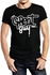 AKAI Cotton Printed T-Shirt - Black