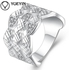 Neworldline Women Lady Diamond Jewelry Wedding Ring Gift #7-White