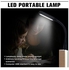 Flexible LED USB Mini Night Reading Lamp Black