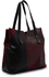 Pino bravo Animal Patterned Handbag - Dark Burgundy