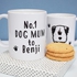 #1 dog mum to personalized breed Mug and Chocolates