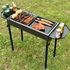 Barbecue Charcoal Mat Grill, Foldable BBQ Grill for Outdoor/Household/Camping Equipment