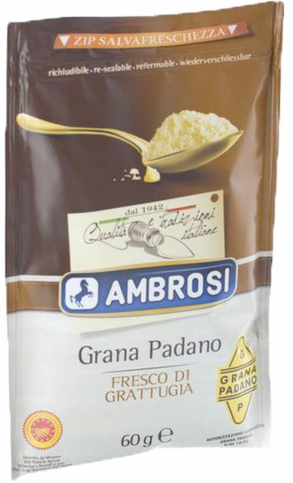 Ambrosi Grana Padano Grated Cheese 60g