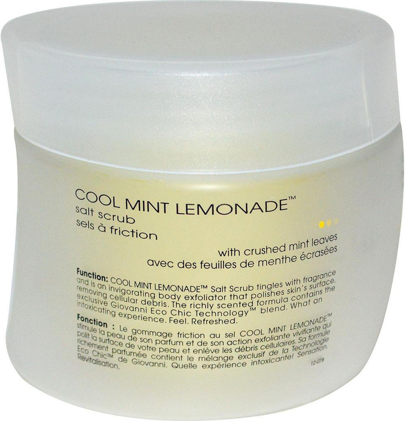 سنفرة مقشرة منعمة بملح الليمون والنعناع البارد Giovanni  Salt Scrub Cool Mint Lemonade 260 GM