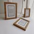 Black Wood Color Brown Photo Frame Letters Picture Frame Desk Display Simple Basic Style Family Photo Wall Painting