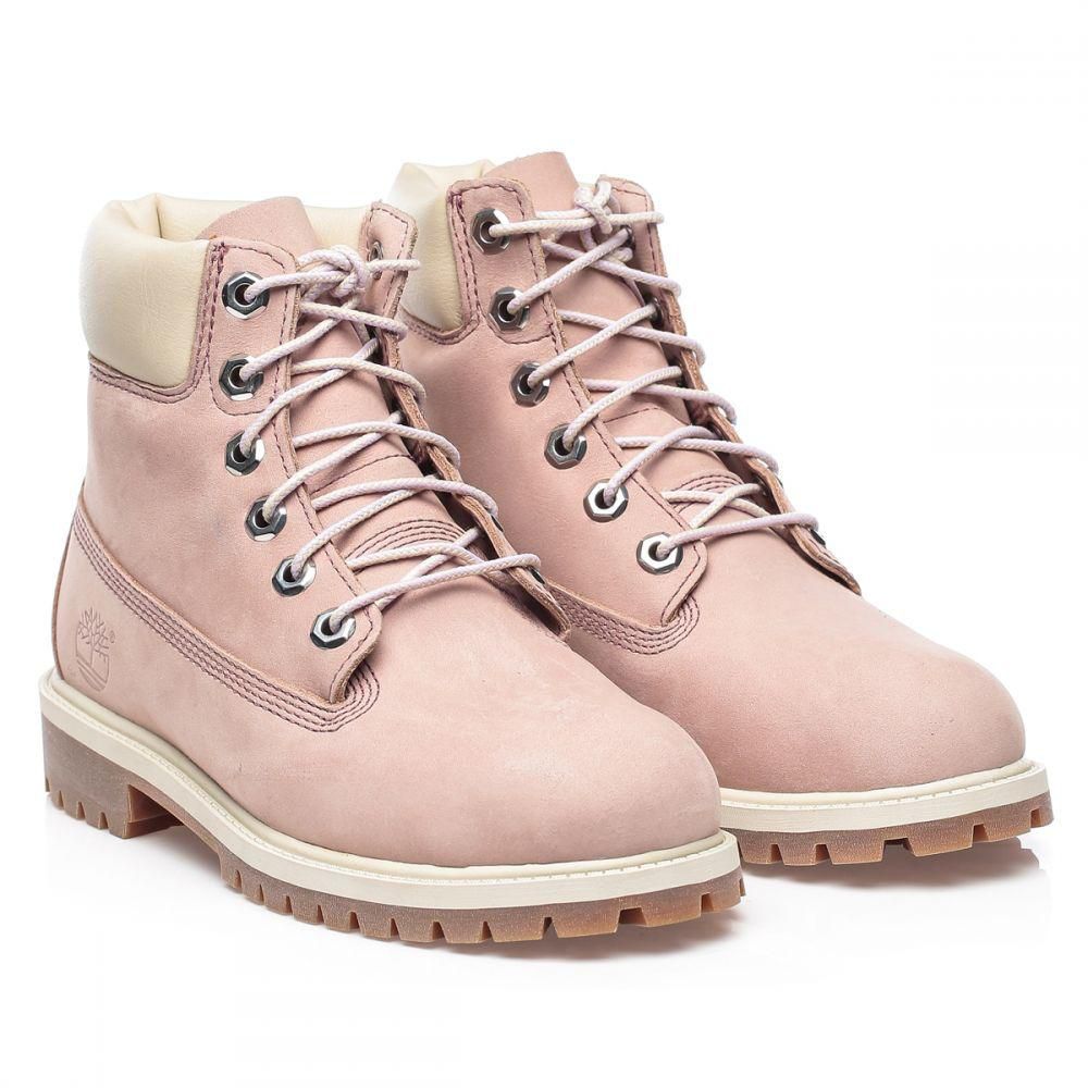 Timberland Lavender Lace Up Boot For Kids