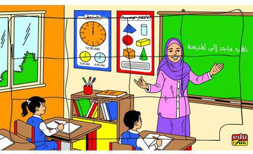 Edu fun العاب تركيب المهن العربية مدرسة عربية