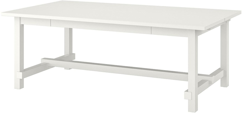 NORDVIKEN Extendable table - white 210/289x105 cm