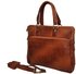 Bag Jack Sagittarii Tan Color 14-15inch Leather Office Bag