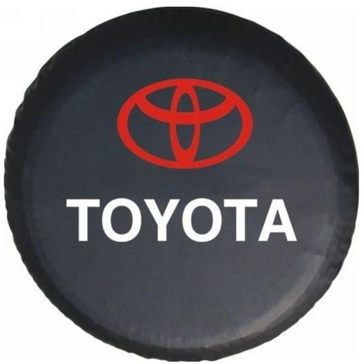 Generic Spare Wheel Cover For Toyota Land Cruiser Rav4 - Black