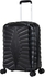 Eminent Hard Case Travel Bag Cabin Luggage Trolley TPO Lightweight Suitcase 4 Quiet Double Spinner Wheels with TSA Lock KK30 Black