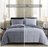 Mood 6pc Bedding Set with Duvet covers \u0026 4 pillow cases-MGG - 4 X 6FEET