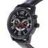 Curren Men's Black Dial Leather Band Watch [8140-black]
