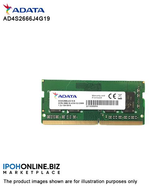 ADATA DDR4 2666 4GB SODIMM Notebook RAM