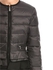Bebe Black Nylon Puffer Jacket For Women