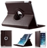 360 DEGREE ROTATING BROWN LEATHER  CASE COVER STAND FOR APPLE iPAD 2 3 4 BROWN