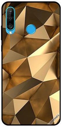 Protective Case Cover For Huawei Nova 4e Gold Triangle