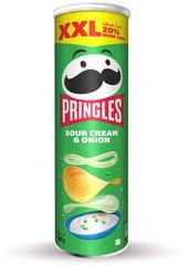Pringles XXL Sour Cream And Onion Flavoured Chips 200g