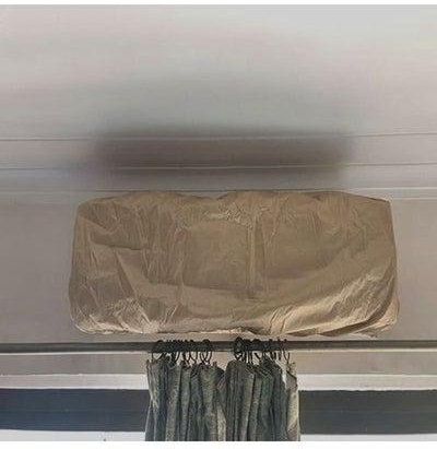 Air Conditioner Dust Moistureproof Waterproof Cover - 2.25 HP and 3 HP - 110x31cm (Gold)
