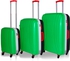 Highflyer Flag-colored 3pc Hard Trolley Luggage Set - UAE