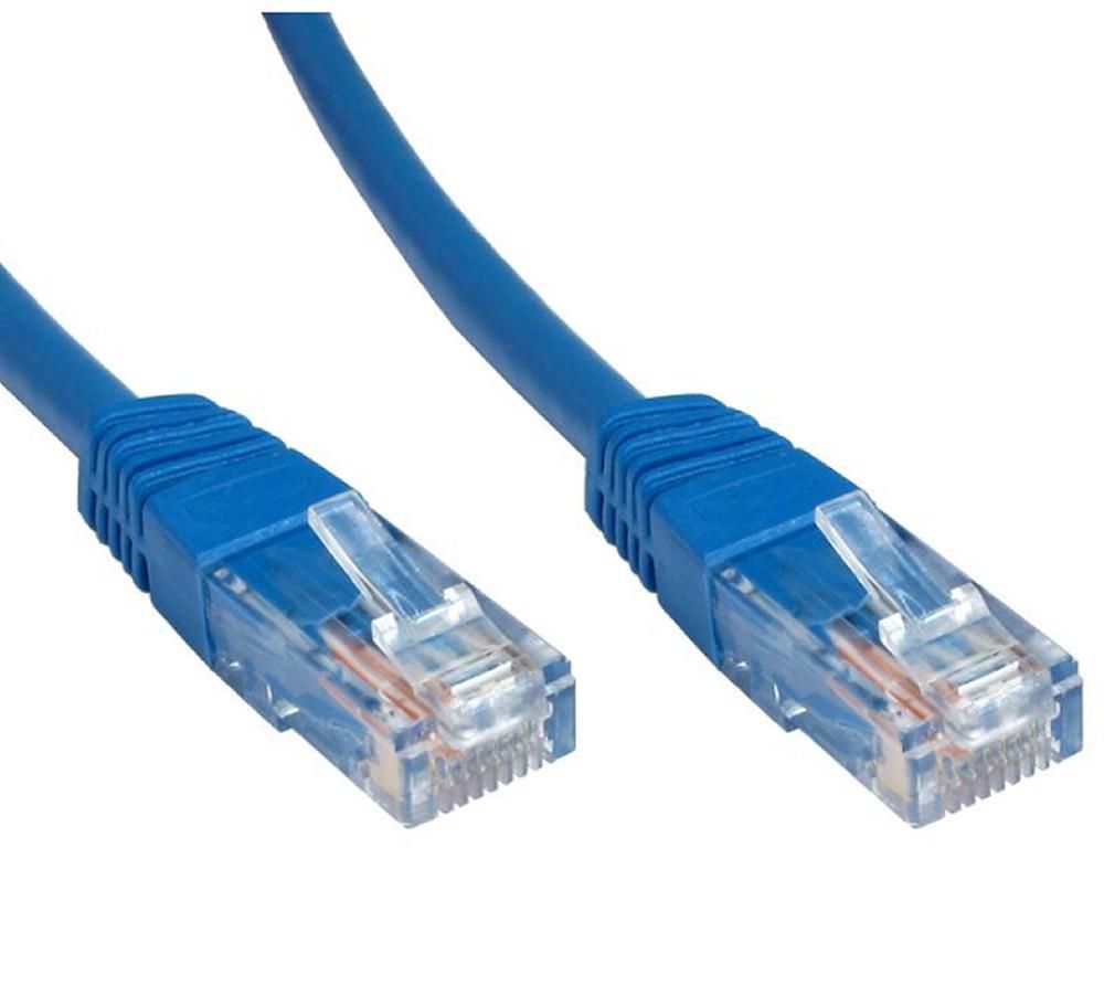 Wiretek Cat5e Utp Cable Rj45 To Rj45 Blue 2m (Blue)