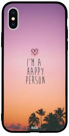 Skin Case Cover -for Apple iPhone XR I am a Happy Person I'm A Happy Person
