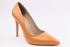 Paylan Leather High Heels Shoes For Women - Orange