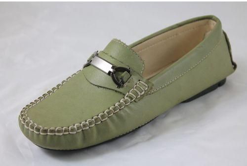 Scrado Leather Loafer - Olive