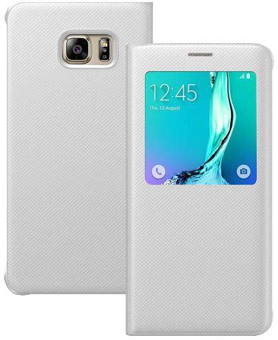 Margoun Flip case for Samsung Galaxy S6 edge plus - White