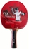 Fox Table Tennis Ping Pong Racket with Bag 1-Star, Black/Red Handle