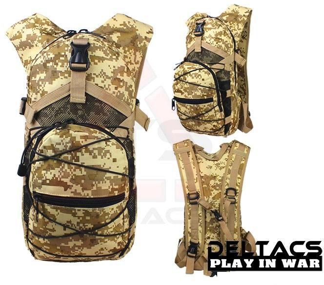 Deltacs Tactical Hydration Back Pack (Digital Desert)